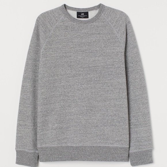H&M MENS SWEATSHIRT IN GREY - Picture 5 of 7